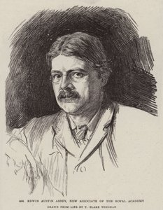 Mr Edwin Austin Abbey, nuovo associato della Royal Academy da Theodore Blake Wirgman